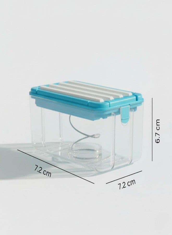 Houspace 2-in-1 Portable Laundry Soap Roller Box | Manual Cloth Washing Soap Dispenser with Lid | Easy Washing Roller Case for Home, Travel & Hostel Use | Durable Plastic Laundry Tool - Image 5