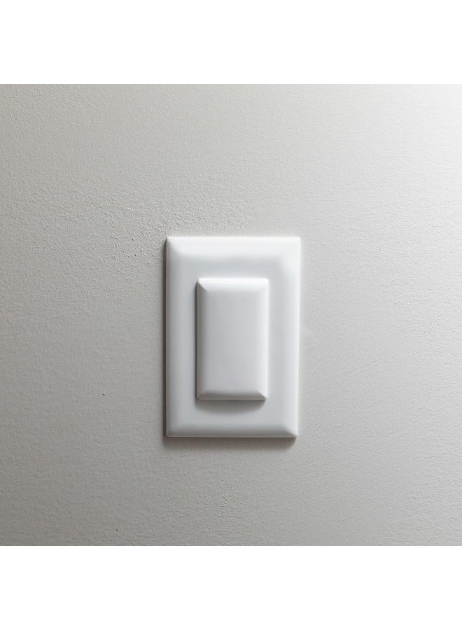 Qdos StayPut Double Outlet Plug Cover - One Plug Covers both Outlets! - Secure Fit and Beveled Edges Prevent Small Fingers from Removing Unlike Inferior Products| Fits All Outlets | 6 pack | White - Image 1