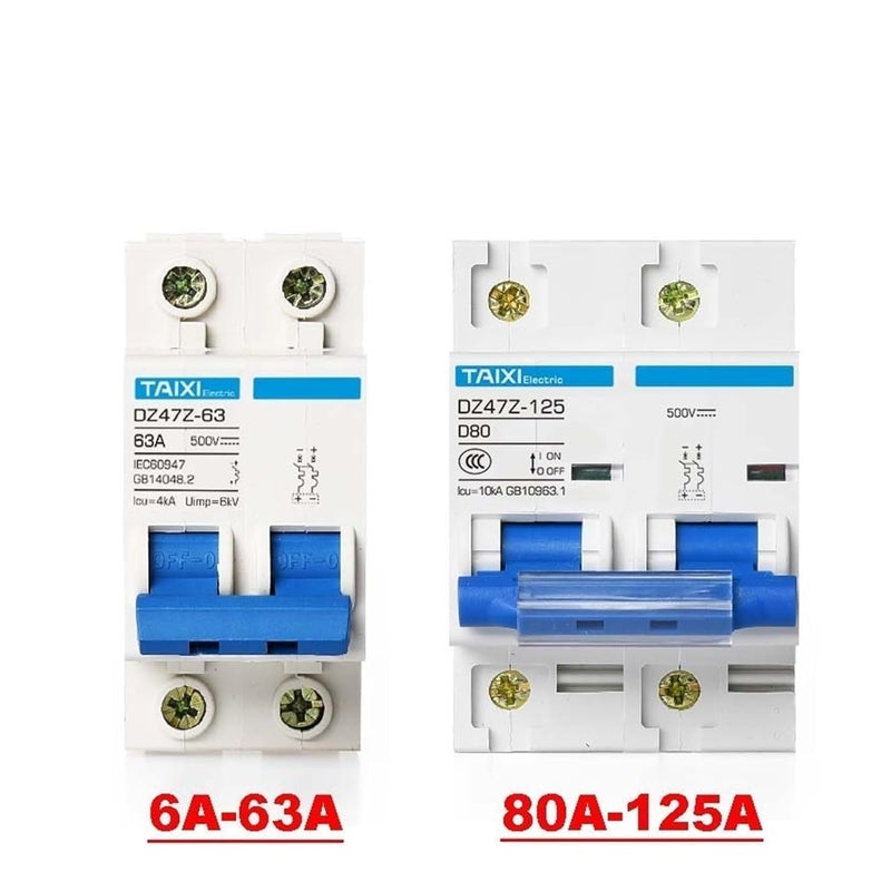 DZ47Z 63 2P DC 1000V قاطع الدائرة المصغر للطاقة الشمسية 1P 100A - Image 4