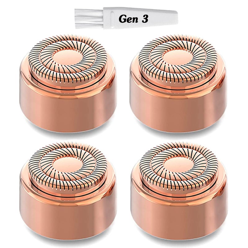 Replacement Heads Generation 3 for Flawless Facial Hair Remover Gen 3 Double Ring Replacement Blades for Flawless Gen 3 Device Only
