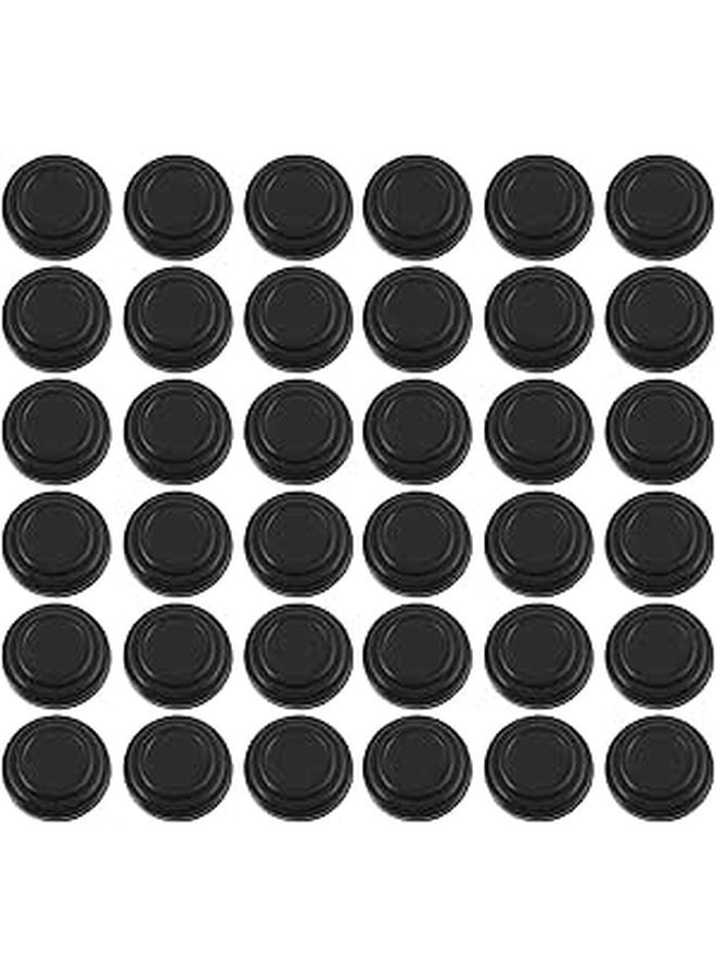 24 Pcs Black Anti Collision Silicone Pads For Car Door Edge Protection Heat And Cold Resistant - Image 1