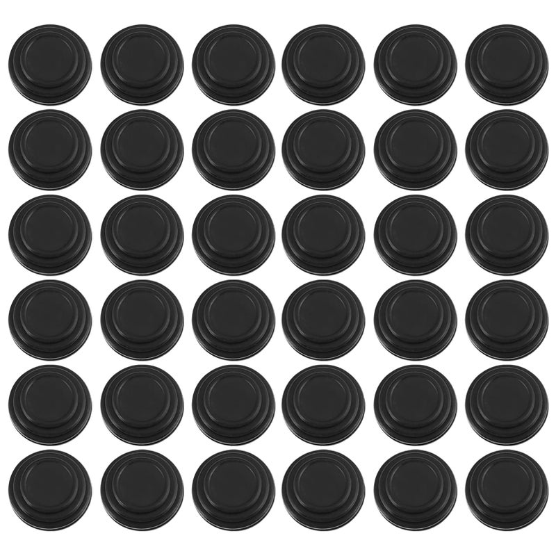 24 Pcs Black Anti Collision Silicone Pads For Car Door Edge Protection Heat And Cold Resistant - Image 2
