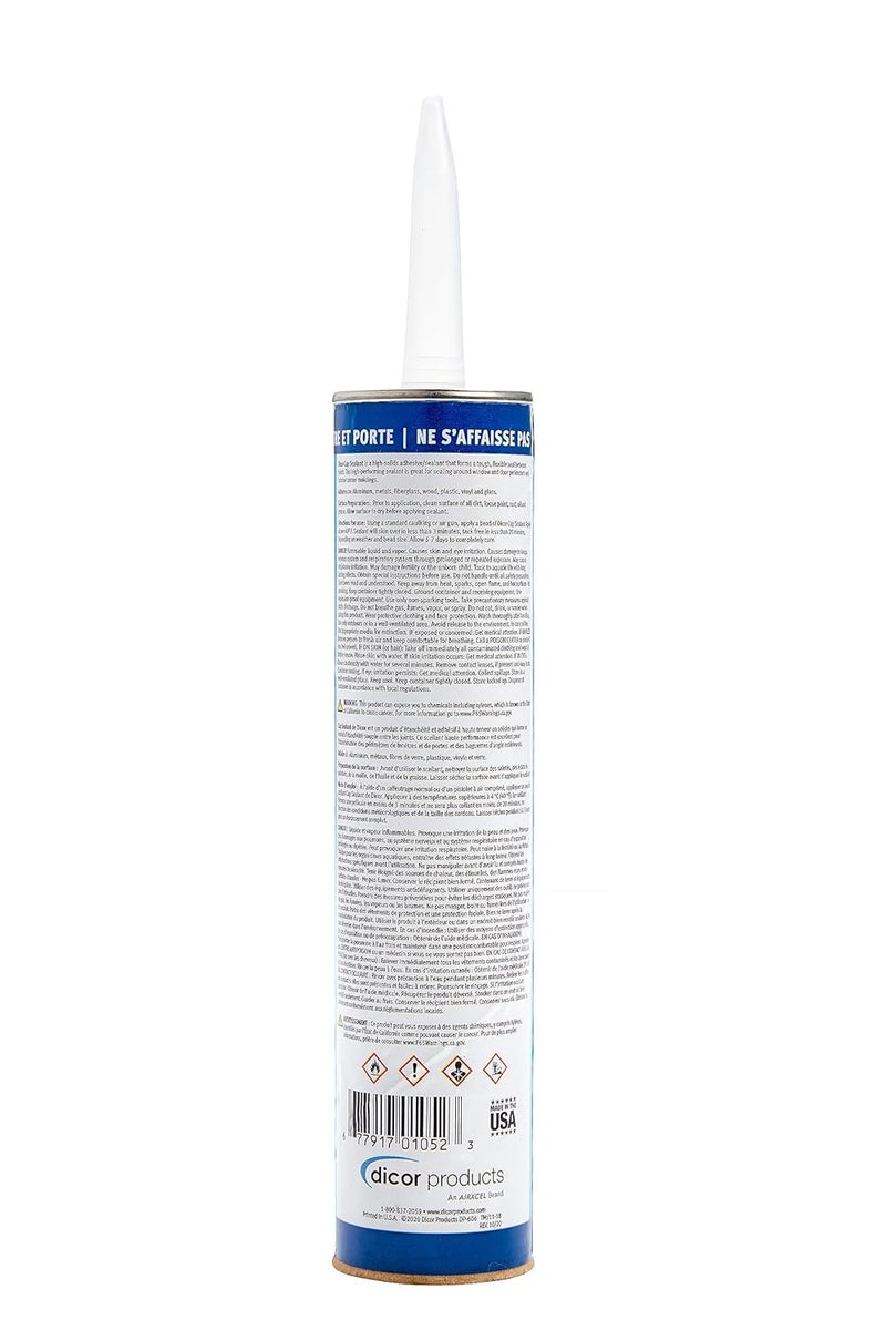 Dicor 351CSCL-1 HAPS-Free Cap Sealant - Clear for RV Window and Door Maintenance - Image 2