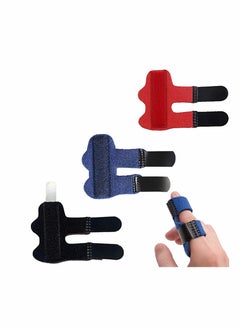 Y&D Finger Splints, 3 Pcs Straightener Support Stabilizer Brace for Broken, Strained, Sprained, Swollen Fingers, Arthritis, or Tendinitis, Pain Relief from Stenosing Tenosynovitis  - Image 1