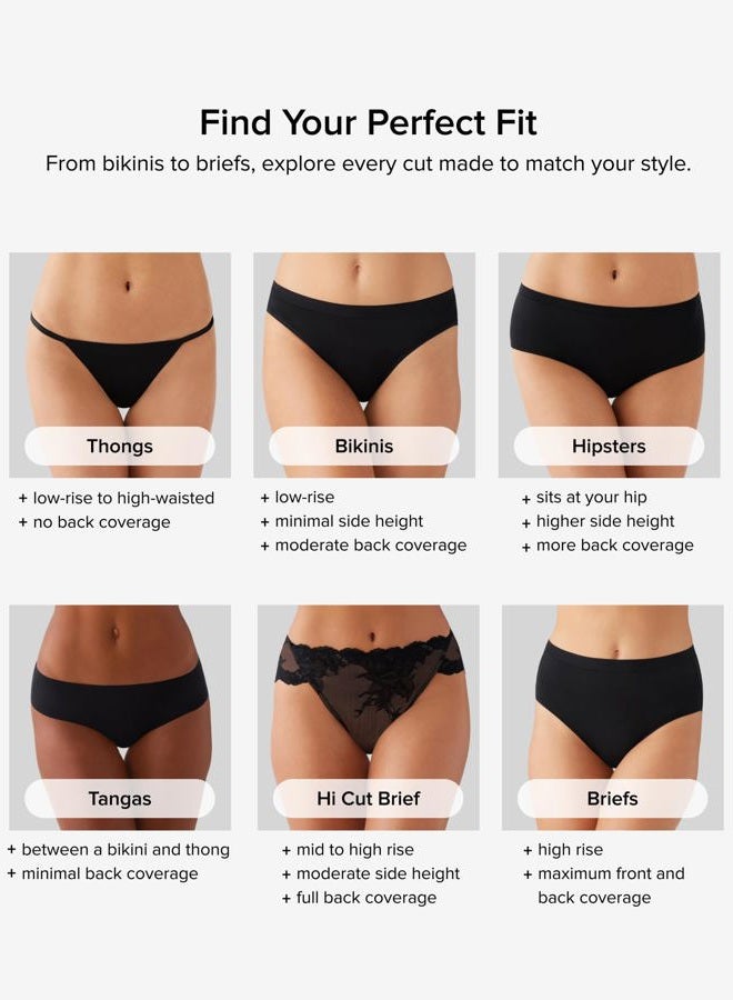 Wacoal Women's Feeling Flexible Seamless Brief, Black, Medium - Image 4