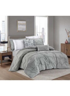 Hours A Comforter Set From Hours, With An Elegant Pattern And Durable Fabric, 4 Pieces, Single Size  - Image 1