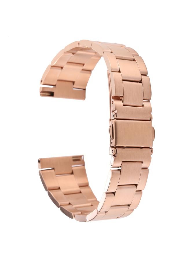 erorex Replacement Band For Samsung Galaxy Galaxy Watch 3 45mm / Huawei Watch 3 / 3 Pro 22mm Three-bead Steel Quick Release Watch Band - Image 1