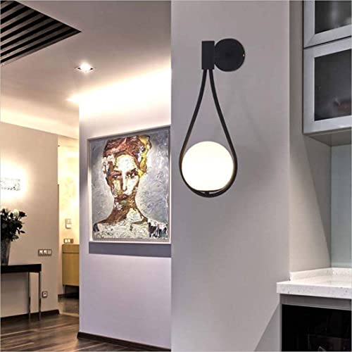WHITERAY Wall Lights/Wall Light for Living Room Modern/Wall Lamps for Bedroom/for Living Room/Wall Lights for Home Decoration/Bedside Wall lamp (Racket Blk, with Bulb) - Image 2