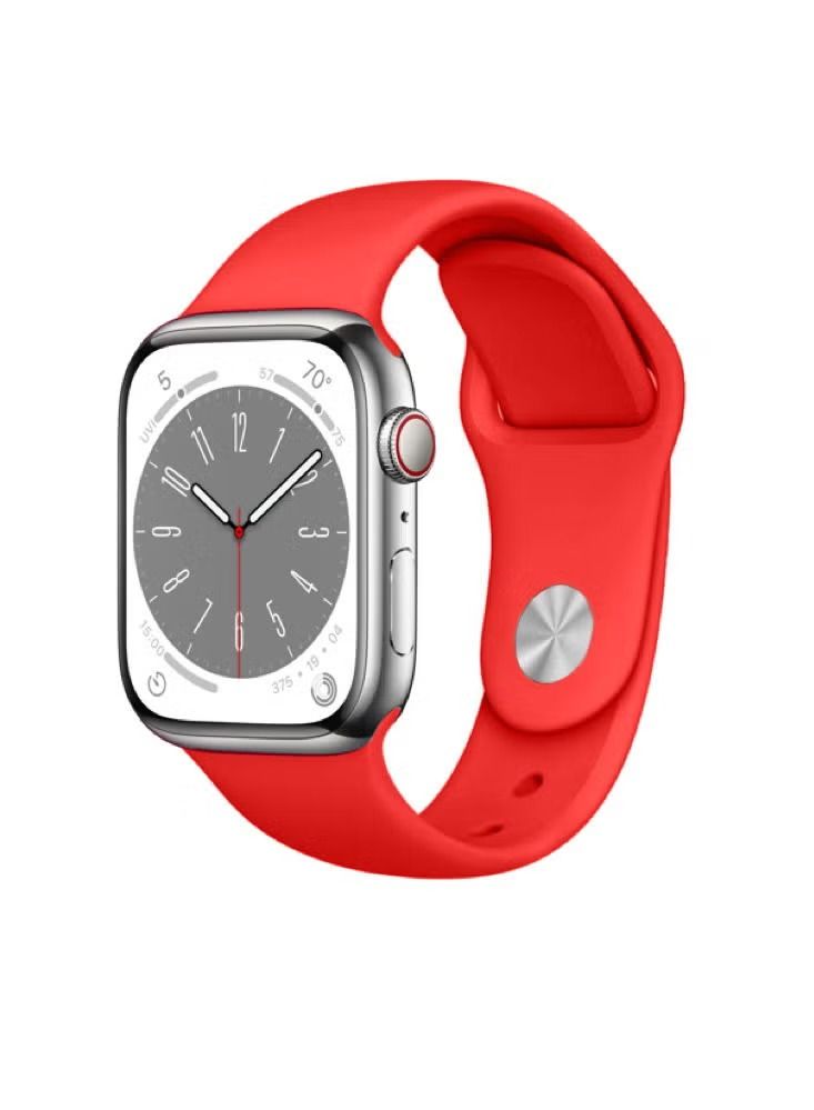 Zaboon Solid Silicone Replacement Band For Apple Watch 41/40/38mm Series 8/7/6/5/4/SE - Image 2