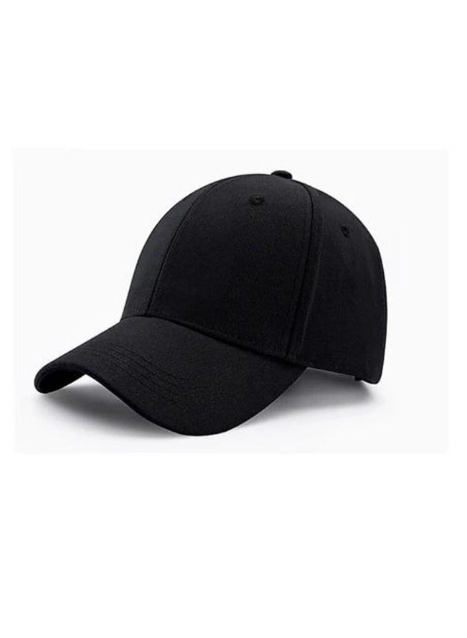 Simple Baseball Cap Black