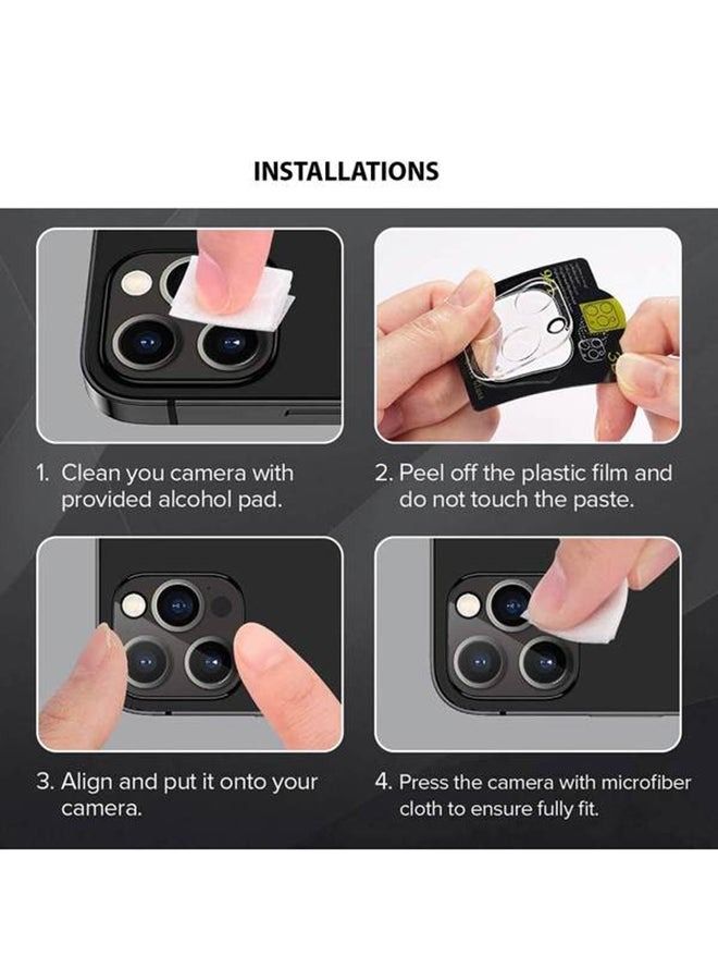 Camera Protector Lens Glass For Apple iPhone 12 Pro Clear - Image 2