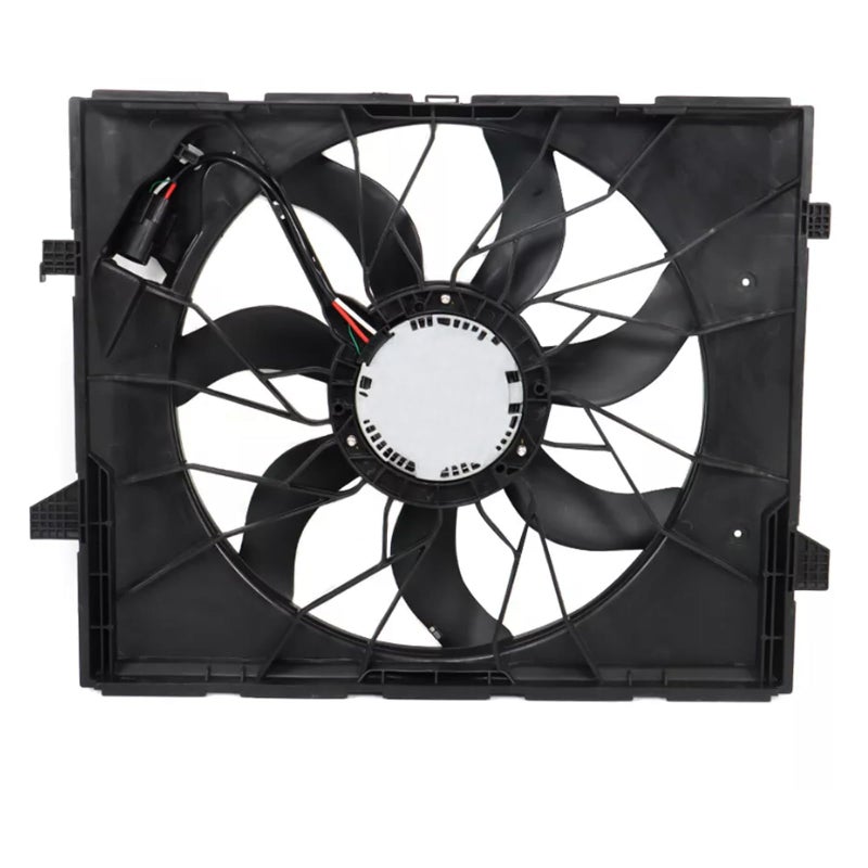 Flynsu 55038994AI Engine Radiator Cooling Fan Assembly Replacement for 20112013 Jeep Grand Cherokee Dodge Durango 36L 57L Part 621134 CH3115175