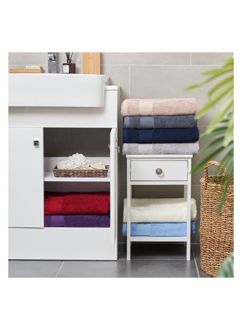 ATEN Homeware Supreme Egyptian Cotton Bath Towel Set – 4 Piece Set with 2 Large Bath Towels & 2 Hand Towels, Ultra Soft, Highly Absorbent, OEKO-TEX Certified, Made in Egypt - (Colour: Grey) - 4 PIECES