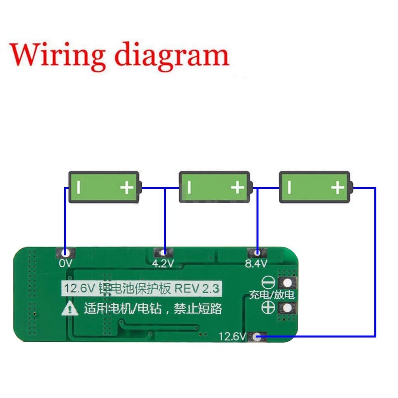 3 7V Lithium Battery Charger PCB Module 3S Protection Board for Li Ion Batteries - Image 5