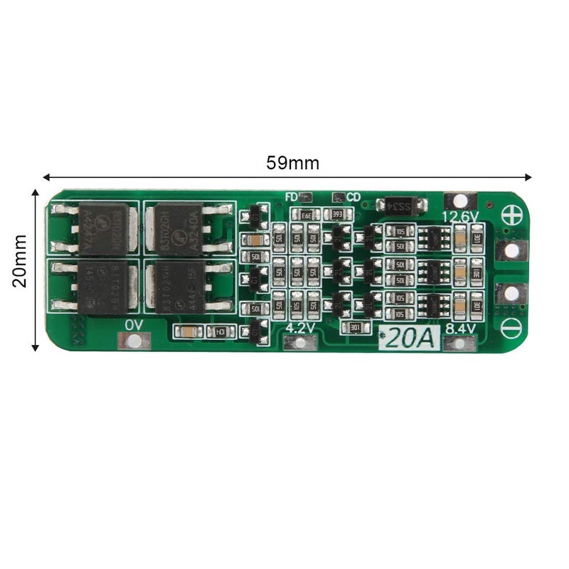3 7V Lithium Battery Charger PCB Module 3S Protection Board for Li Ion Batteries - Image 3