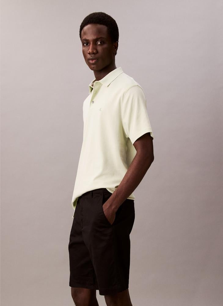 CALVIN KLEIN Stretch Chino 9" Straight Fit Cotton Shorts - Image 3