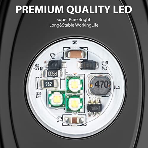 YONEDA Rock Lights for Trucks(4 Pods White) - Image 2