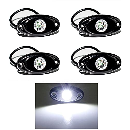 YONEDA Rock Lights for Trucks(4 Pods White) - Image 1