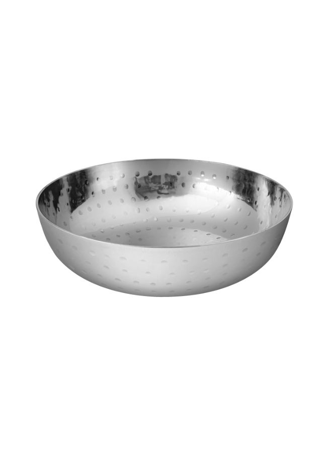EMBASSY Stainless Steel Hammered Tasla/Kadhai (Without Handle), 5000 ml (Size 16) - Image 1