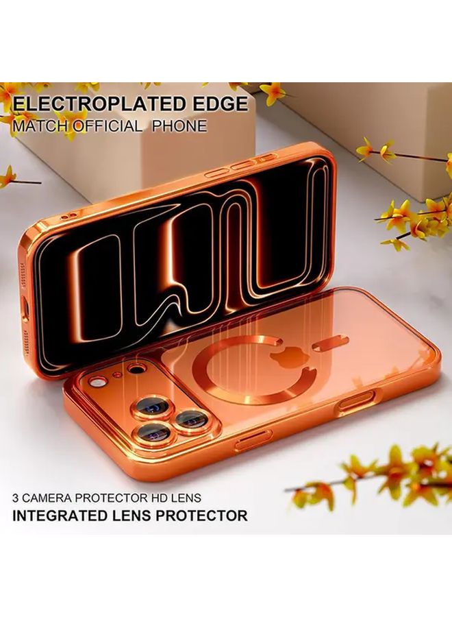 Light Blue Magnetic Wireless Charging Case for iPhone 17 Pro Max with Lens Protection - Image 3