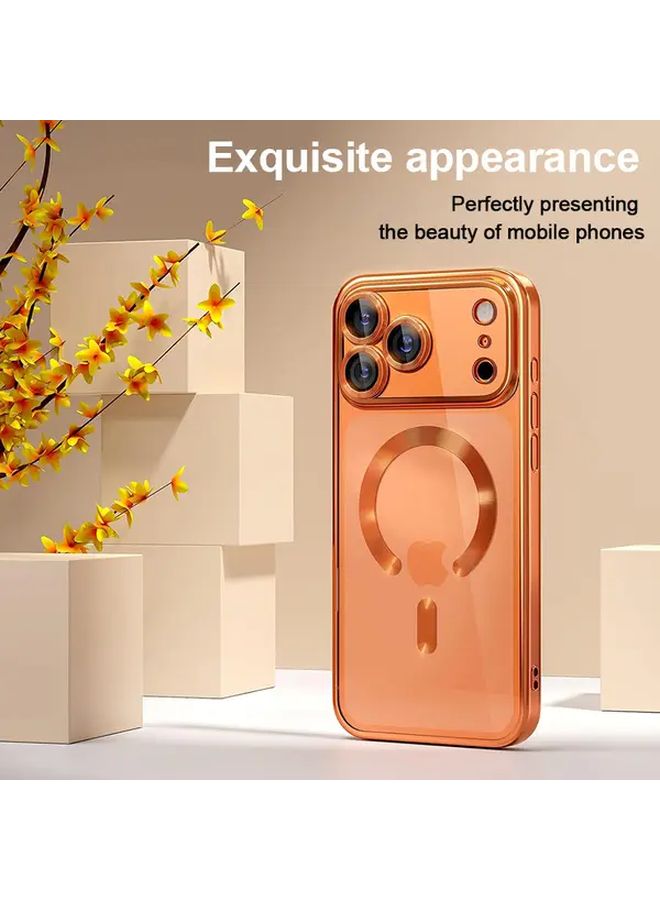 Light Blue Magnetic Wireless Charging Case for iPhone 17 Pro Max with Lens Protection - Image 5