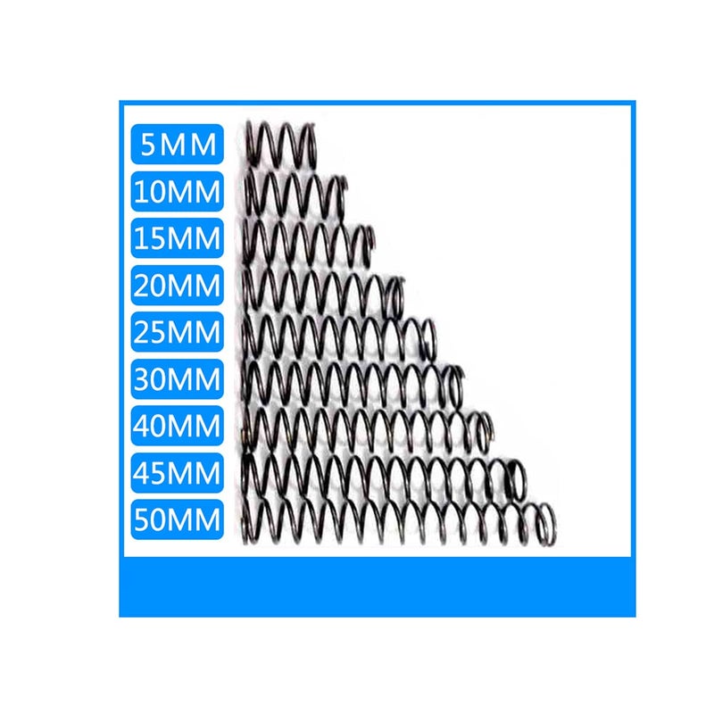 Stainless Steel Compression Springs 0 6mm Wire Diameter 9mm OD 50mm Length 10 Pieces - Image 4
