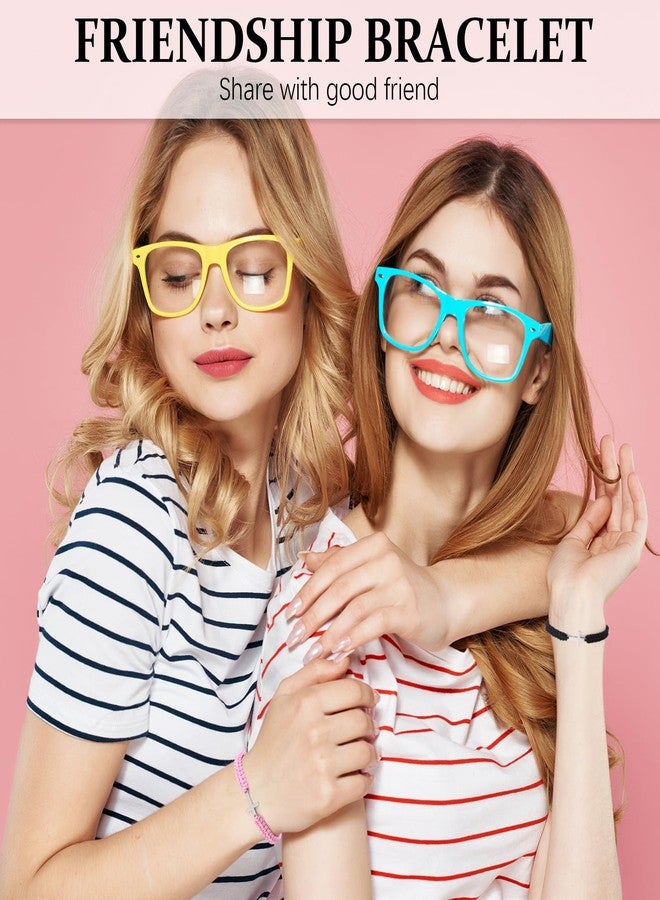 Sureio Cross Friendship Bracelet Adjustable Braided Rope Jesus Christian Cross Bracelets Matching Couple String Lucky Strand BFF Wristband for Women Men Boy Girls Easter Baptism(Black, Pink) - Image 5