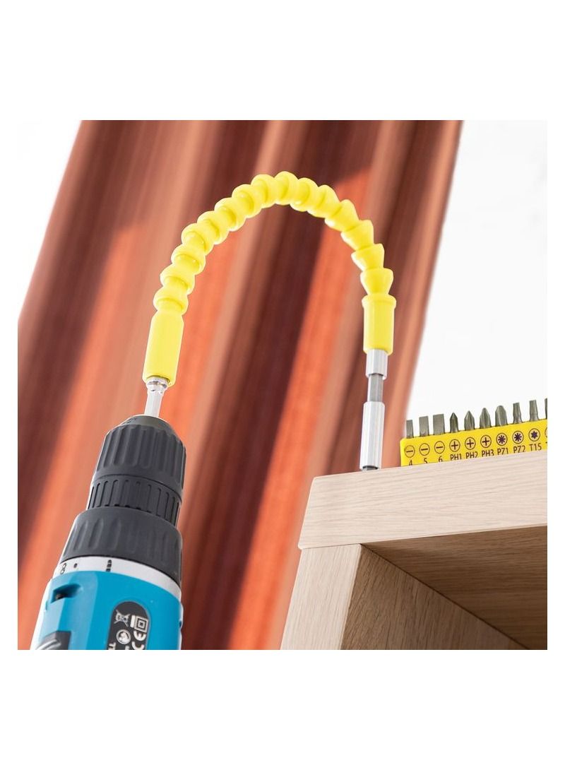إم تولز MTools 13205 اسئلة مفك أدوات الحفر مرنة تمديد بت لينة رمح مفك بت 13 قطعة - Image 4