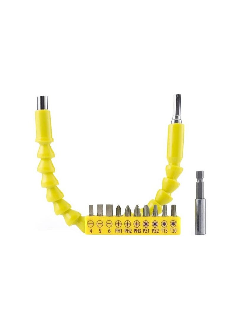 MTools 13205 Ratchet Screwdriver Tools Drill Flexible Extension Bit Soft Shaft Screwdriver Bit 13 Pcs - pzsku/Z1B18C50D336375B16A79Z/45/_/1684818040/3cfb4990-cc98-445f-8196-309b9f077b43