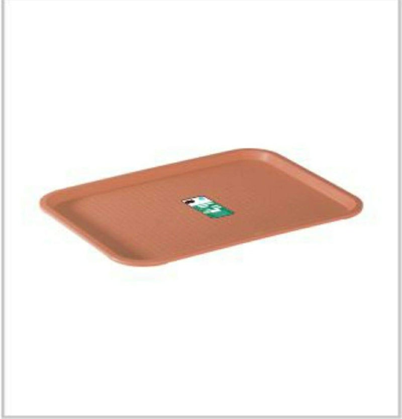 Foliam Food Grade Unbreakable Material Rectangular Plastic Serving Tray for Home, for Kitchen, Idle for, Tea, Coffee, Dinner (31 X 41 cm) - Image 2