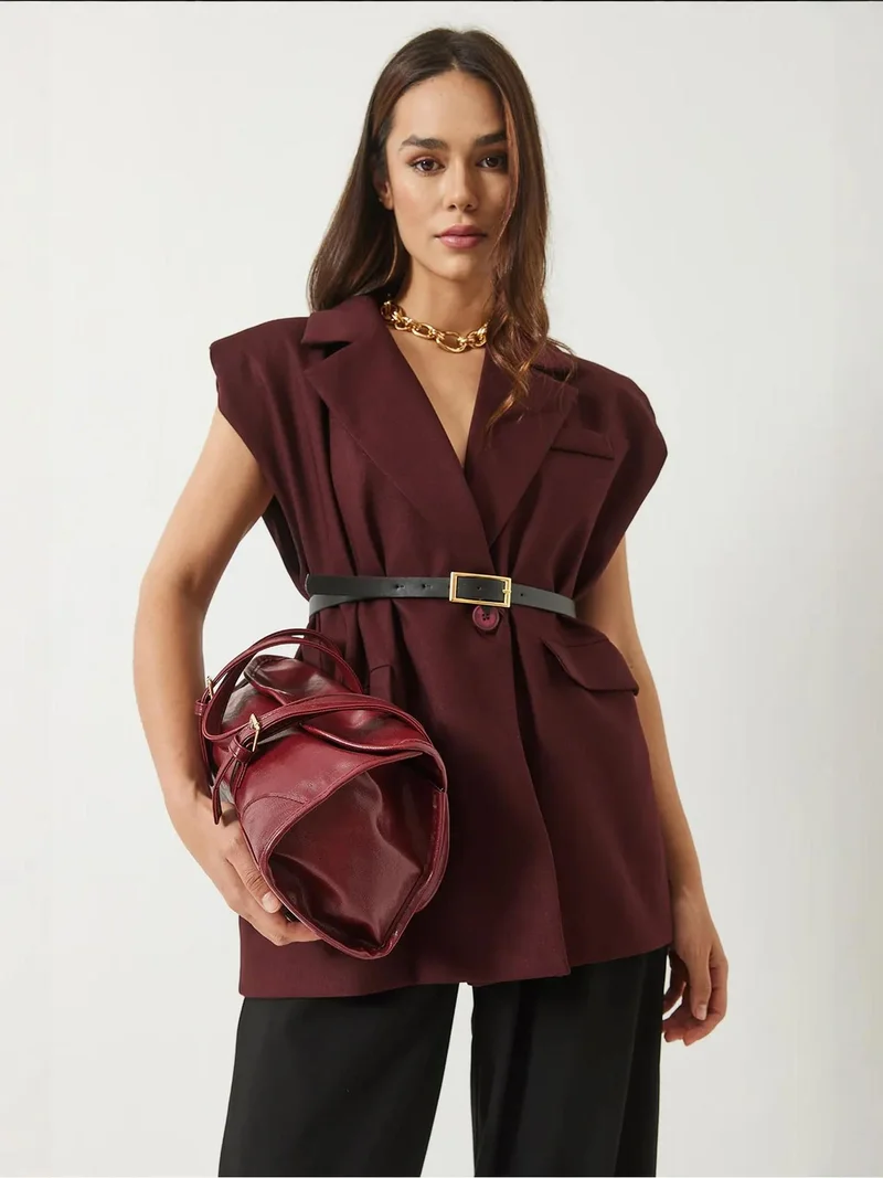 بيانكو لوتشي سترة مبطنة كبيرة الحجم من لوتشي