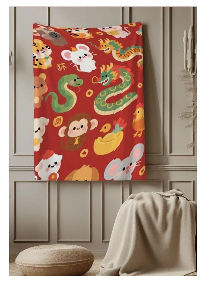 عام بطانية رقيقة من الفانيلا (دافئة ومريحة، ومناسبة للنوم واستخدام الألعاب وإزالة الغبار ومقاومة للرمل) 150 سم * 200 سم - 2 - Image 4