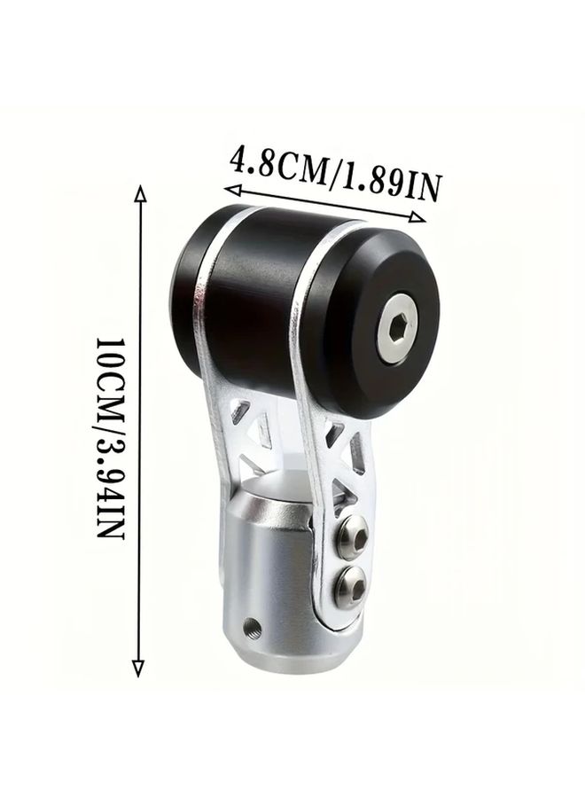 Universal Car Gear Shift Knob Airplane Control Lever Style Manual and Automatic Transmission Shifter Handle for Cars Trucks SUVs Blue - Image 2