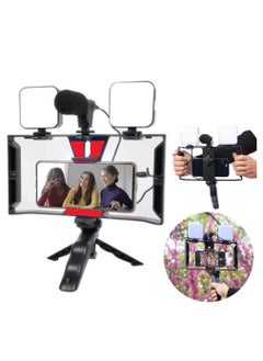 Video Recording Kit 5 in 1 for Video Shooting and YouTube Video Recording for Any Mobile Phone or Digital Camera with(U Rig + 2 Led + Mic. + Holder) - Model PK 778 - pzsku/Z1B18FB7920113C8C8770Z/45/_/1732175434/f7cd7893-1525-4ed8-807c-62c334b3e60c