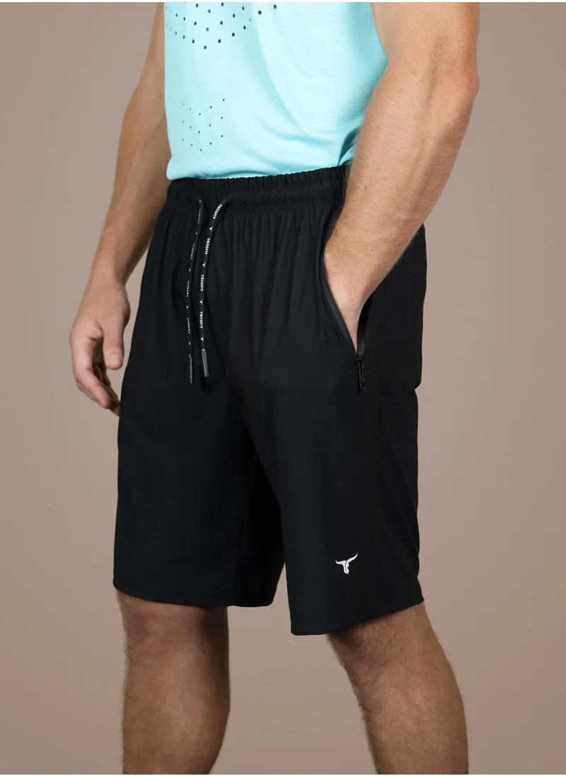 THUGFIT ActivePulse Performance Men's 11" Inseam Shorts - Black