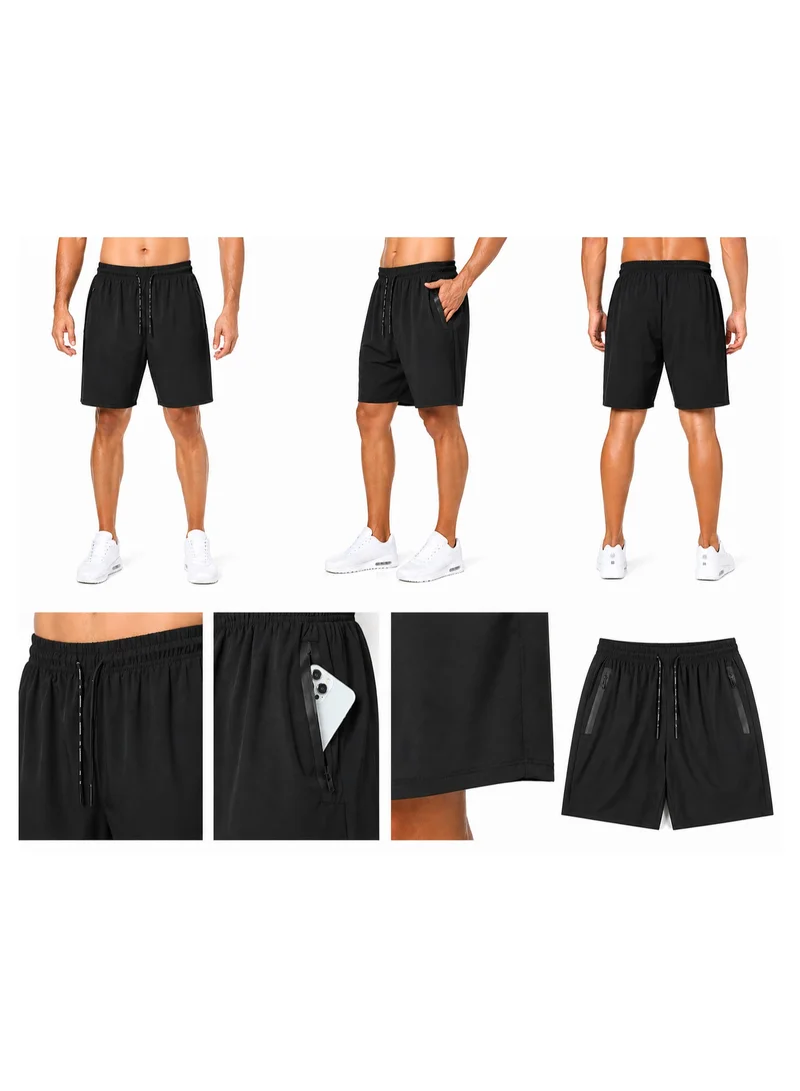 THUGFIT Black Thugfit ActivePulse Performance Men's 11" Inseam Shorts - Black for Men | Best Price UAE