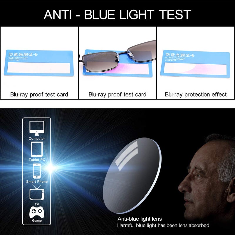 يمي yimi عدسة كاملة المفصلات الربيع قراءة النظارات الشمسية UV400 حماية القراء الشمس الأزرق نظارات حظر الضوء للرجال والنساء في الهواء الطلق السلامة في الهواء - Image 4