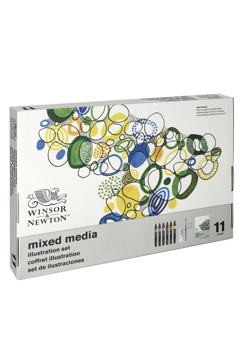 WINSOR & NEWTON Mixed Media Illustration Graphic Art Marker Assorted Color Twin Tip  - Image 1