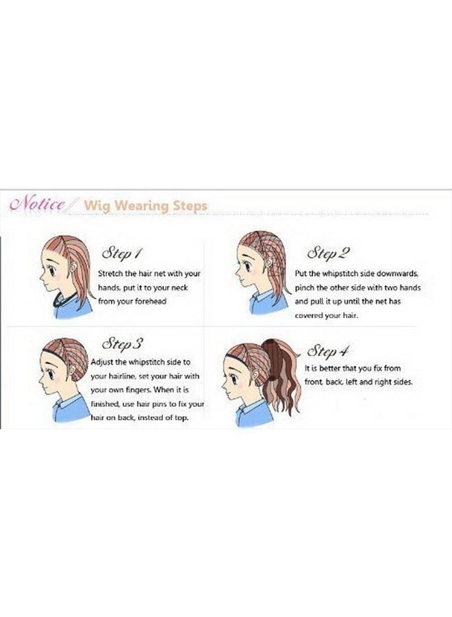 crazy cart Straightened length 27.6" Wig mixed color Long Curly Wavy Hair Women and Girl Cosplay Party Costume Wig(Red, Black, White) - Image 2