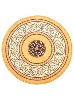 Status Contract Status Contract Nylon Floor Round Carpet Mats for Living Room, Dining Room, Bathroom, Hall with Anti Skid Backing (30 x 30 inches)  - Image 3