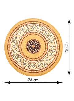 Status Contract Status Contract Nylon Floor Round Carpet Mats for Living Room, Dining Room, Bathroom, Hall with Anti Skid Backing (30 x 30 inches)  - Image 2