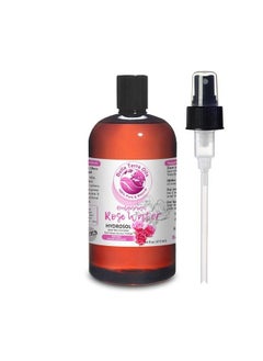 Bella Terra Oils Rose Water Bulgarian. 16Oz. Single Ingredient. Hydrosol. Facial Toner Revitalizer. Organic. Alcoholfree. Steamdistilled From Rose Petals. Natural Body Mist Spray For All Skin Types. Bella Terra Oils  - Image 1