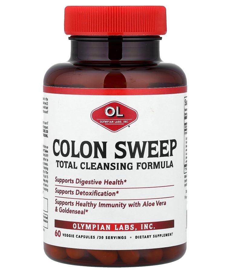 Olympian Labs Colon Sweep Total Cleansing Formula 60 Veggie Capsules