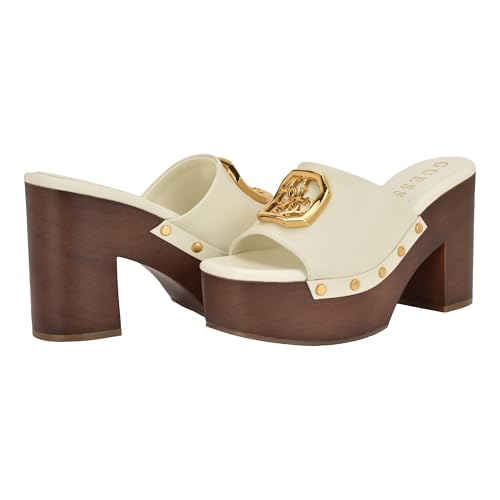 Guess Women's Qisha Sandal, Ivory 150, 5 - Image 2