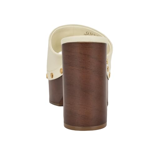 Guess Women's Qisha Sandal, Ivory 150, 5 - Image 3