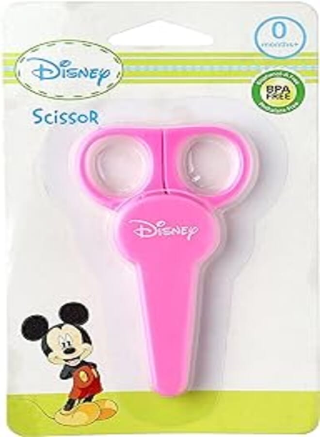 OR Disney Character-Printed Nail Scissor with Cover for Kids - Multi color