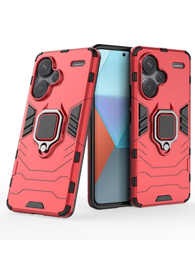 Protective Case Cover For Xiaomi Redmi Note 13 Pro Plus 5G Red - Image 1