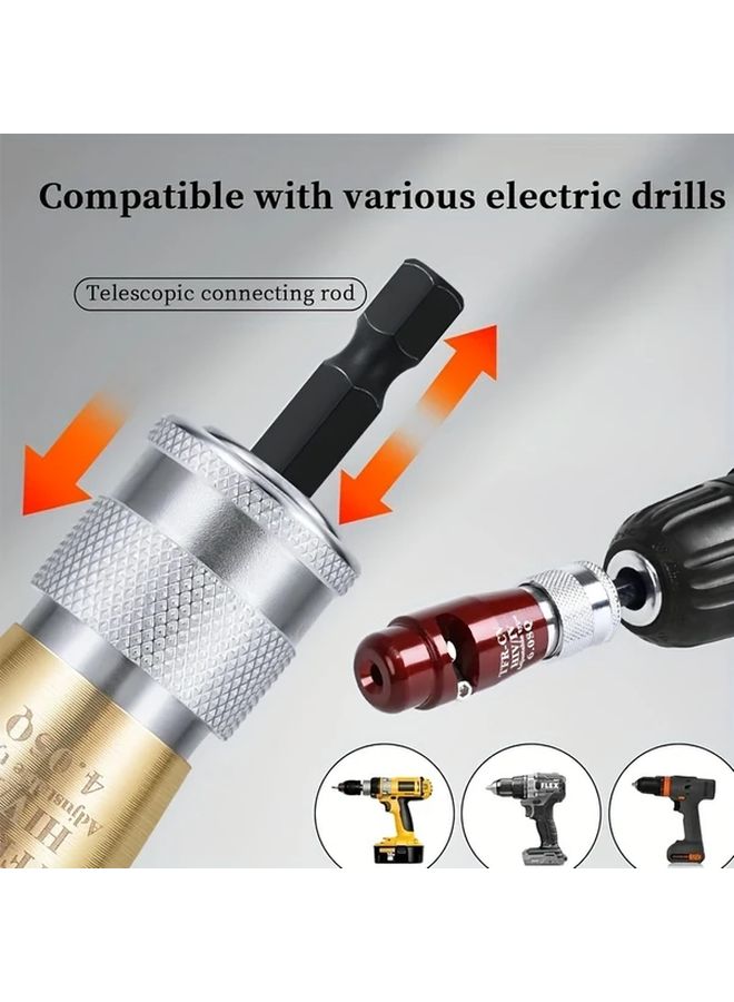 4 Square Wire Stripping Tool Set Fast Stripping Machine Compatible with Drill Driver - Image 2