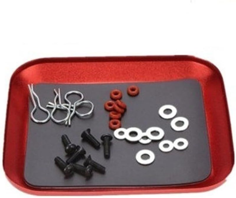 Purple Magnetic Screw Tray Aluminum Alloy Repair Organizer Tool for Nuts Bolts and Small Parts - Image 5