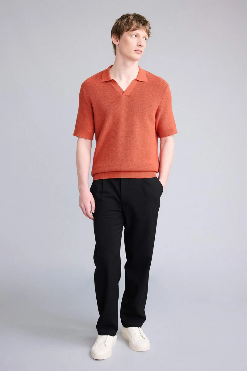 DeFacto 100% Cotton Polo T-Shirt